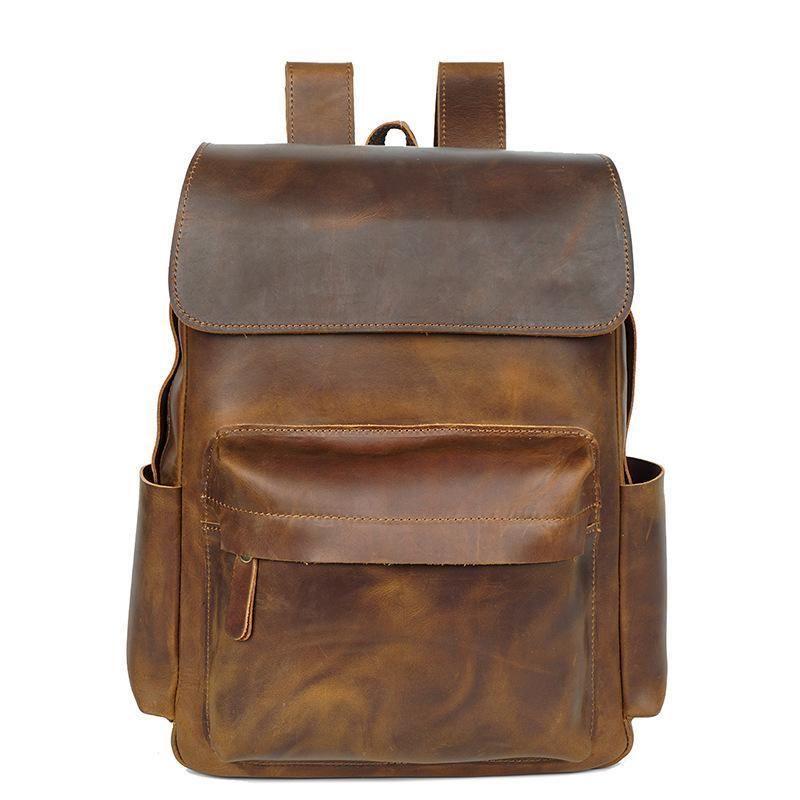 Pánsky Vintage Kožený Batoh Do Práce