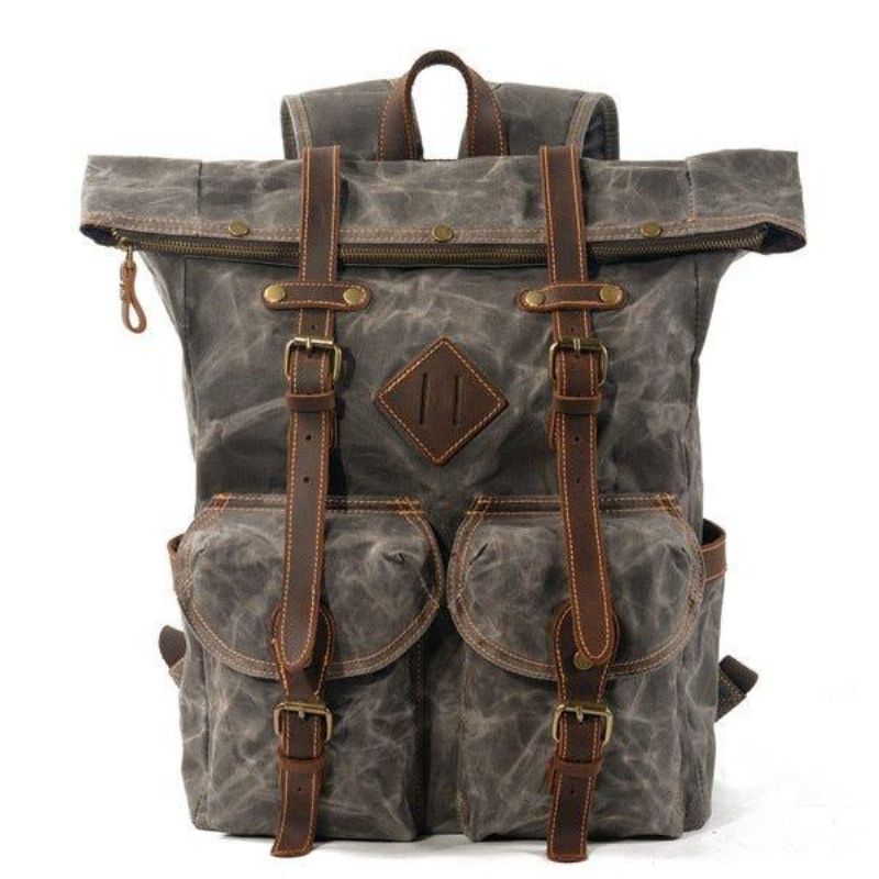 Veľký Vintage Batoh Ruksak Canvas Travel