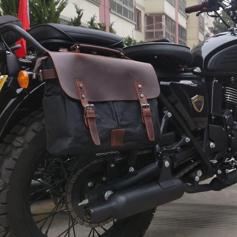 Voskovaná Plátená Taška Na Notebook Aktovky Motorku