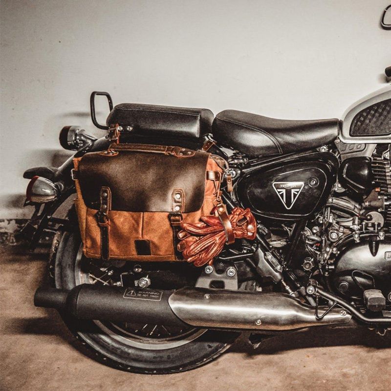Voskovaná Plátená Taška Na Notebook Aktovky Motorku